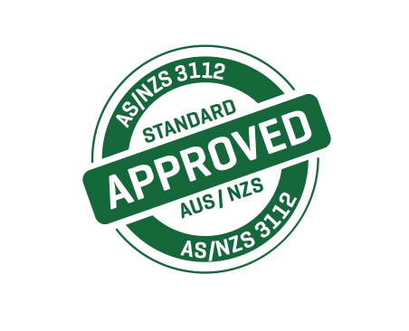 Comply with AS/NZS 3112
