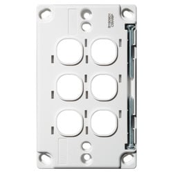 Voltex Classic 6 Gang Switch Plate