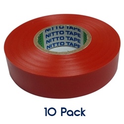 Insulation Tape 20mm x 19mm RED 10 PK