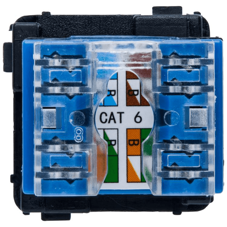 Voltex Cat6 RJ45 Socket - Black