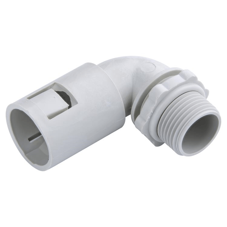 Voltex Corrugated Adaptor - Right Angled 20mm - 20 Pack