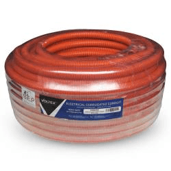 Flexi Corrugated Conduit (Orange) 25mm x 50m Roll
