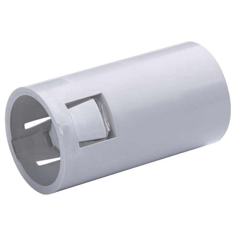 Plain to Corrugated Connector Grey 25mm - 20 Pack