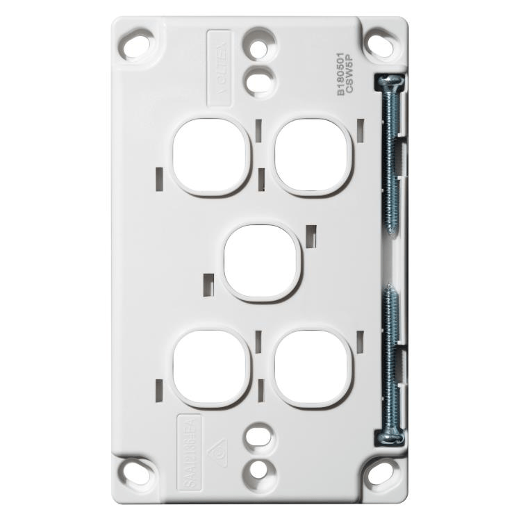 Voltex Classic 5 Gang Switch Plate