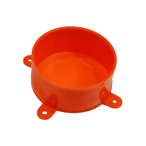 Orange Disposable Junction Box Lid - 20 Pack