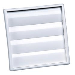 Gravity White Louvre Grill 125mm