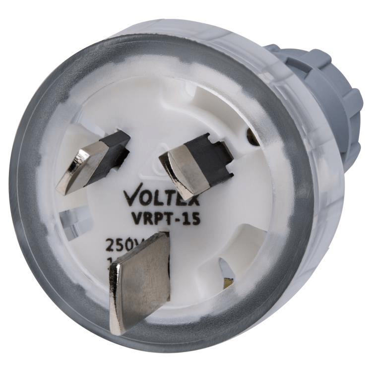 Voltex 15A 3 Pin Plug Top - 10 Pack